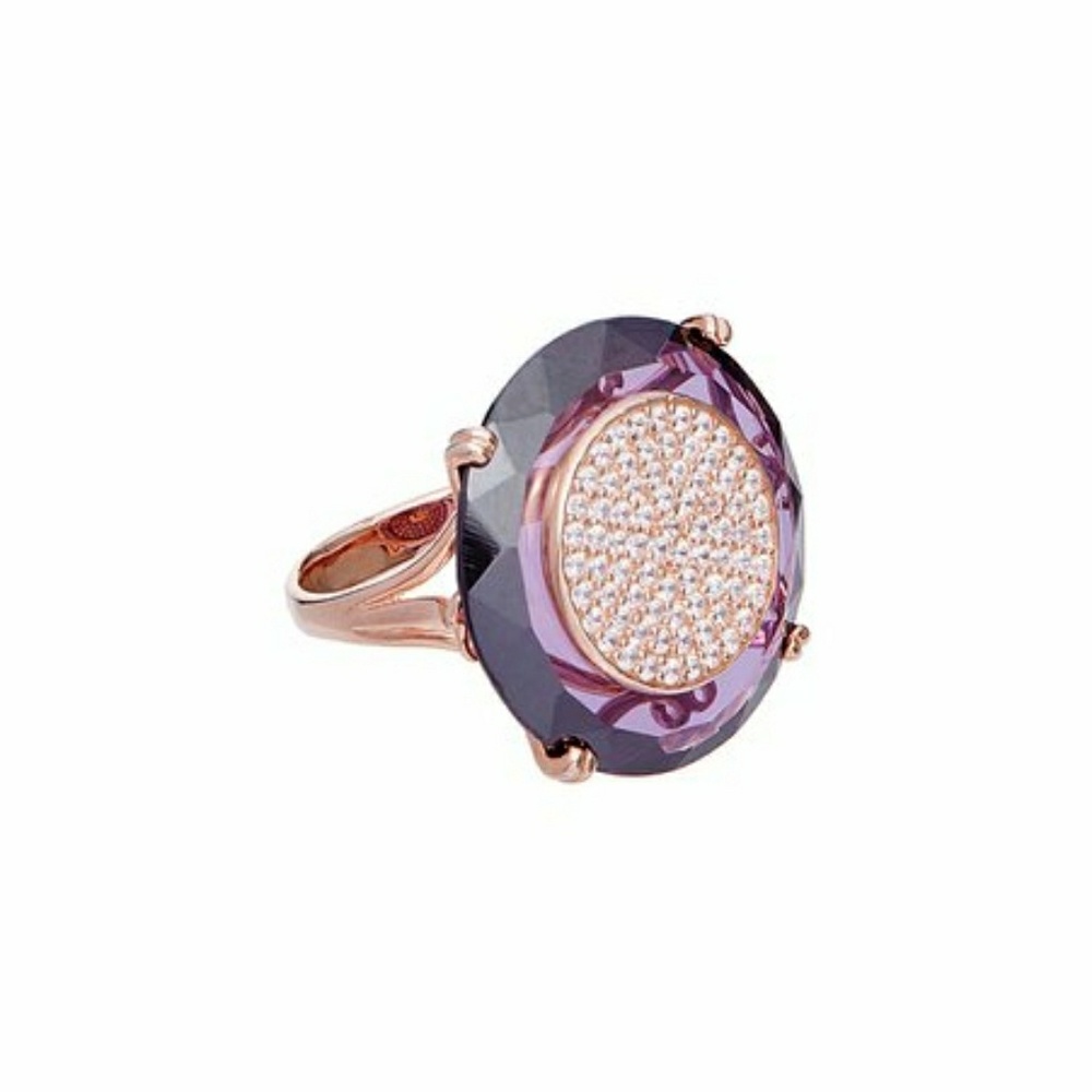 NWOT 925 Amethyst RoseGold Sterling Silver Ring